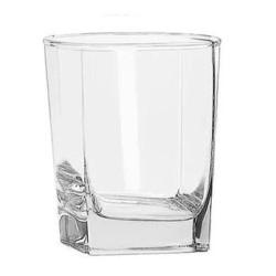 Vaso de 360 ml Cuadrado de Vidrio tipo Cristal City Old Fashion Libbey