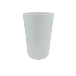 Vaso de 350 ml de Melamina Resistente tipo Plástico Blanco Brilloso Tavola