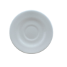 Plato Redondo para Taza Moka 11.5cm de Loza Resistente Blanco Nevada Corona