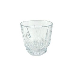 Vaso de 332 ml para Whisky de Vidrio Resistente Diamante Vidriería Santos