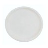 Plato Ensaladero Redondo de 22.5 cm de Melamina tipo Plástico Blanco Tavola