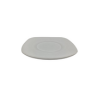 Plato Cuadrado para Taza 14 cm de Loza Resistente Blanco Antartic Santa Anita