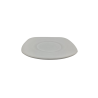 Plato Cuadrado para Taza 14 cm de Loza Resistente Blanco Antartic Santa Anita