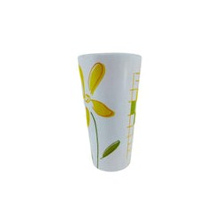 Vaso de 460 ml de Melamina Resistente tipo Plástico Flor Lilly Tab and Kit