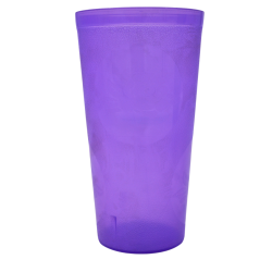 Vaso de Plástico Tipo Cristal Divertido Fiesta 480 ml Colores Flores Granolado Ferplast 0095