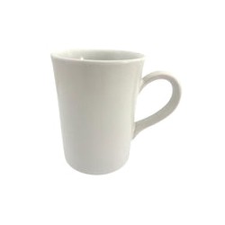 Taza Blanca de 290 ml de Loza tipo Cerámica Barcelona Santa Anita 314969