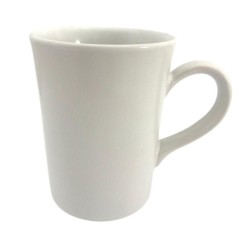 Taza Blanca de 290 ml de Loza tipo Cerámica Barcelona Santa Anita 314969