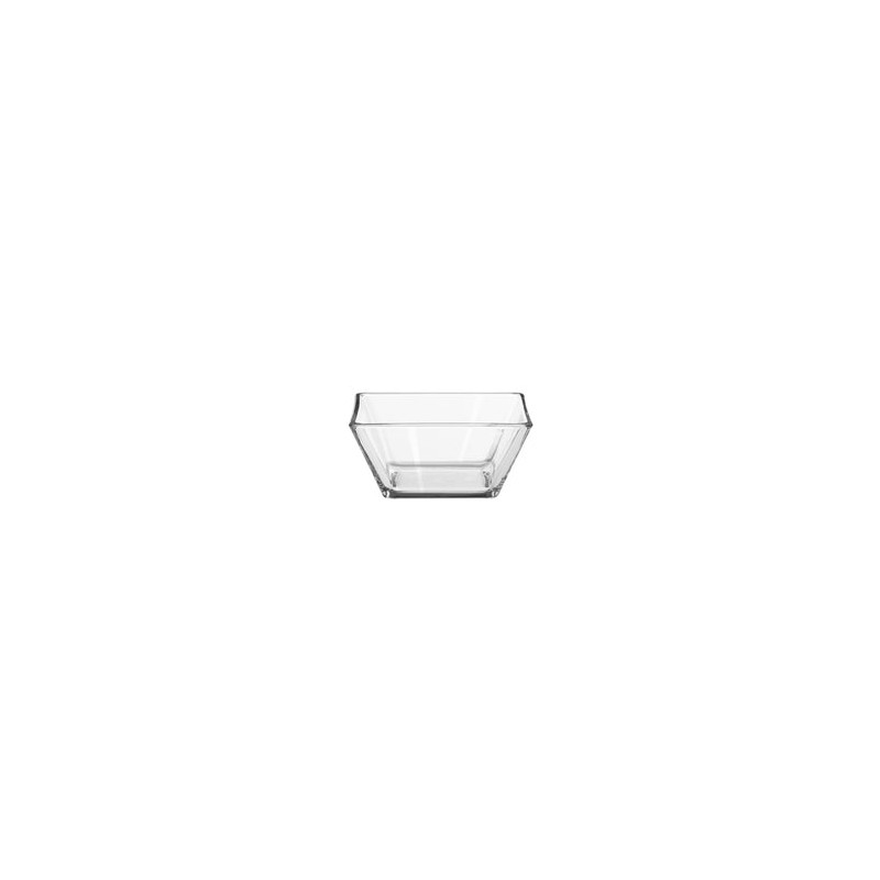 Tazón Cuadrado de 450 ml 14 cm de Vidrio Resistente Tempo Crisa 1794710