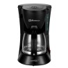 Cafetera para 4 tazas de Filtro por Goteo Kitchen Magic Negra Koblenz -CKM-204