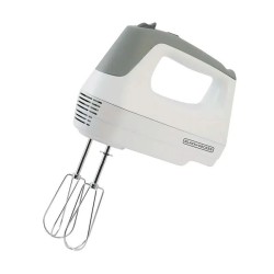 Batidora Eléctrica de mano 5 velocidades  Blanca Black and Decker Mx1500w