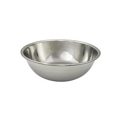 Bowl Tazón Mediano de Acero Inoxidable de 3.5 Litros Plateado Buffetware