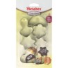 Juego de 6 Moldes Cortadores para Galletas de Acero Inoxidable Metaltex