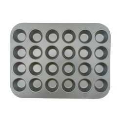 Molde para Cupcakes con Antiadherente de 24 Cavidades Gris Tab and Kit