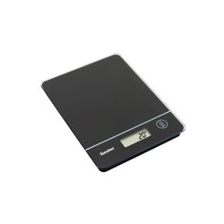 Báscula de Cocina Digital con Tara  Pantalla LCD Panel Táctil de 5 kilos Negra Metaltex