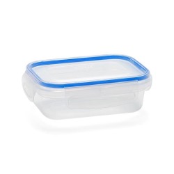 Recipiente Rectangular Hermético 700 ml de Plástico con Tapa Super Sello Cubasa 1560