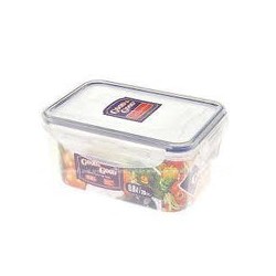 Recipiente Hermetico Rectangular 800 ml de Plástico con Tapa de Broche Good & Good