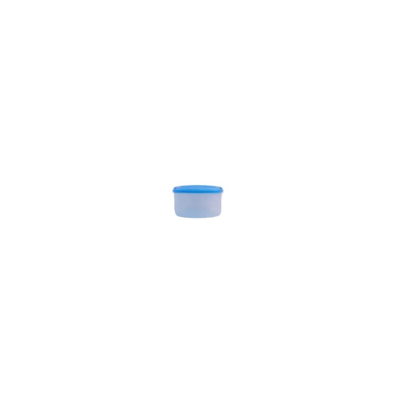 Recipiente Cuadrado 4.0 Litros 13 cm de Plástico con Tapa Azul Ferplast